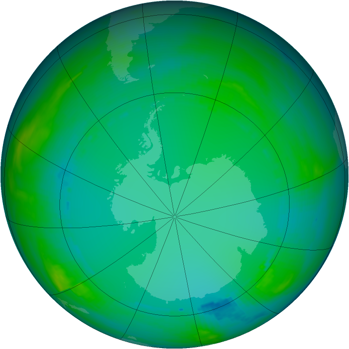Ozone Map 1982-07-15